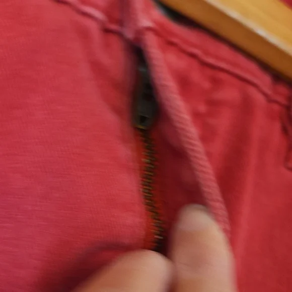 Lauren Ralph Lauren Red Straight Leg Jeans Size 14 Classic Straight Fit - Picture 6 of 12